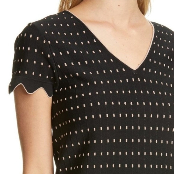 Ted Baker Maciiey Mini Knit Dress Metallic Detail Size 3 Ted 8-10 US - Picture 2 of 13